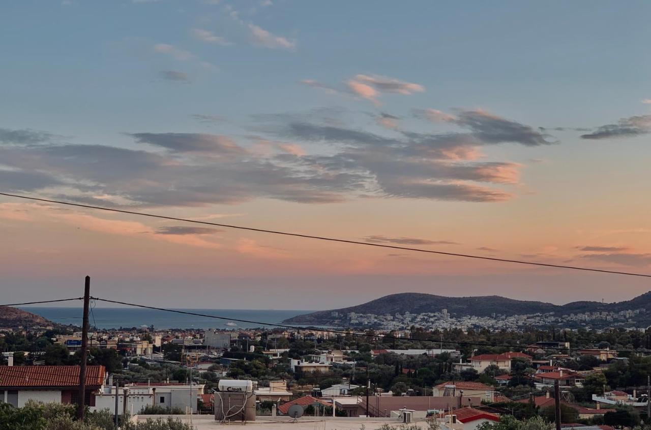 Thelfi Luxury Studio In Attica - Close To Varkiza Beach - Sea View Vári Exterior foto